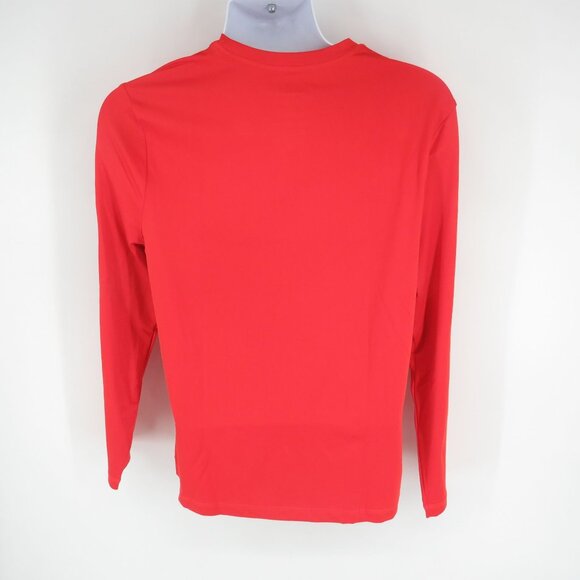 Hurley Men's Long Sleeve Red Stretch UPF Sun Shirt Medium NWT - Picture 3 of 4